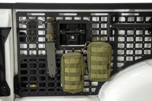 Ford F-150 Bed Side Molle Panels - Driver Rear - Addictive Desert Designs - Hammer Black - `21-`25